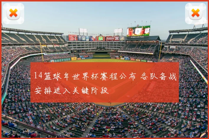 14篮球年世界杯赛程公布 各队备战安排进入关键阶段
